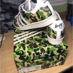 Adidas x Bape superstar 80s(ABC camo)